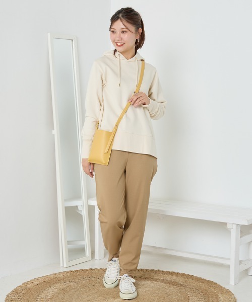 OMNES(オムネス)の「TRストレッチ裾リブパンツ(その他パンツ・レディース・ライトグレー/ベージュ/ピンクベージュ・MEDIUM/LARGE)」の8枚目の写真