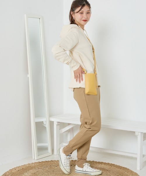 OMNES(オムネス)の「TRストレッチ裾リブパンツ(その他パンツ・レディース・ライトグレー/ベージュ/ピンクベージュ・MEDIUM/LARGE)」の12枚目の写真