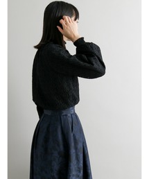 Te chichi CLASSIC（テチチクラシック）の「ストレッチレースシャーリングブラウス（シャツ/ブラウス）」