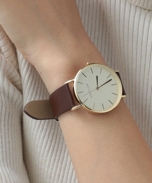 BAYFLOW(ベイフロー)の「カラーダイアルウォッチ(アナログ腕時計・レディース・ブラック/ブラウン/アイボリー/グレー/モカ/ライトグレー/オフホワイト・FREE)」の5枚目の写真