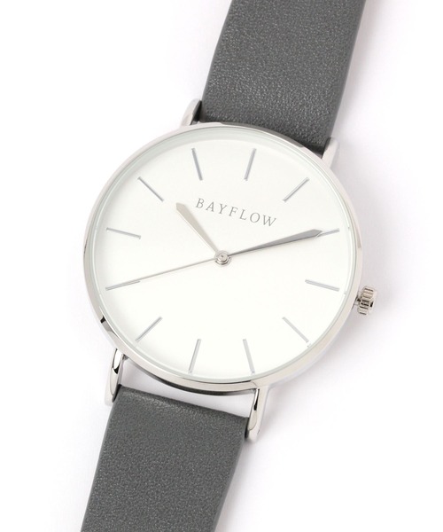 BAYFLOW(ベイフロー)の「カラーダイアルウォッチ(アナログ腕時計・レディース・ブラック/ブラウン/アイボリー/グレー/モカ/ライトグレー/オフホワイト・FREE)」の4枚目の写真