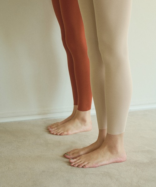 DISCOAT（ディスコート）の「【 RE/LA by DISCOAT 】GUNZE/グンゼ うるおい発熱レギンス（レギンス/スパッツ・レディース・ブラック/ホワイト系その他/ブラウン・MEDIUM/LARGE）」の7枚目の写真