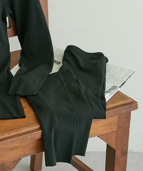 DISCOAT（ディスコート）の「【 RE/LA by DISCOAT 】GUNZE/グンゼ うるおい発熱レギンス（レギンス/スパッツ・レディース・ブラック/ホワイト系その他/ブラウン・MEDIUM/LARGE）」の9枚目の写真