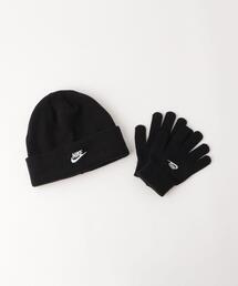 NIKE（ナイキ）の「＜NIKE＞ ビーニー・グローブセット　/ 帽子・手袋（ニットキャップ/ビーニー・キッズ）」