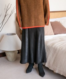 LOWRYS FARM | サテンバイアスフレアスカート　166351(スカート)