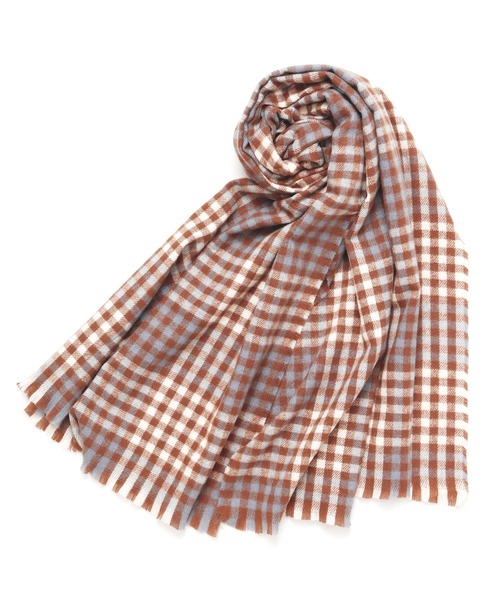 欧州航路（オウシュウコウロ）の「【欧州航路】リールストール（マフラー・レディース・ブラウン/グレー/ブラック・FREE）」の2枚目の写真