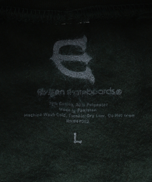 Evisen Skateboards(エビセンスケートボード)の「【EVISEN / エビセン】KABUTO MATCH HOODIE(パーカー・メンズ・グリーン/ブラック・MEDIUM/LARGE)」の18枚目の写真