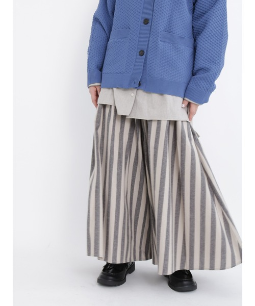 Samansa Mos2（サマンサ モスモス）の「ハカマパンツ（その他パンツ・レディース・ブラック/ベージュ/ブルー/チャコール・ﾌﾘ-）」の2枚目の写真