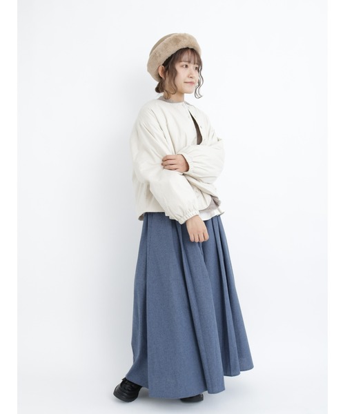 Samansa Mos2（サマンサ モスモス）の「ハカマパンツ（その他パンツ・レディース・ブラック/ベージュ/ブルー/チャコール・ﾌﾘ-）」の7枚目の写真