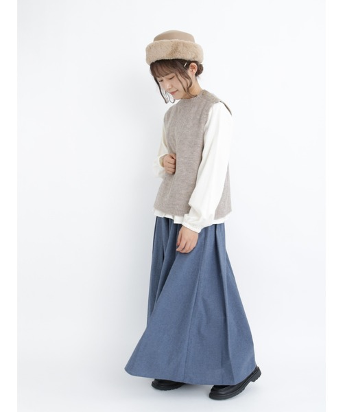 Samansa Mos2（サマンサ モスモス）の「ハカマパンツ（その他パンツ・レディース・ブラック/ベージュ/ブルー/チャコール・ﾌﾘ-）」の10枚目の写真