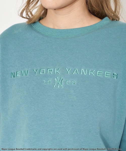 BACK TO THE FIELD（バック トゥー ザ フィールド）の「【MLB】刺繍スウェットショートトップス（スウェット・レディース・ブラック/グリーン/ホワイト・FREE）」の17枚目の写真