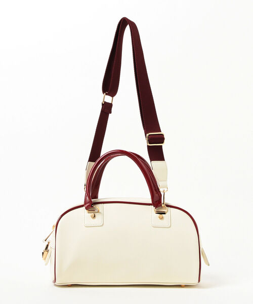 Ray BEAMS（レイビームス）の「Ray BEAMS / ボーリング バッグ（トートバッグ・レディース・オフホワイト/ネイビー・ONE SIZE）」の21枚目の写真