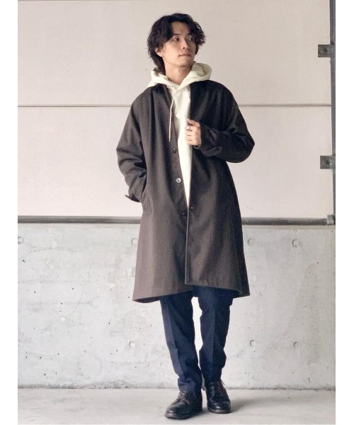 BACK NUMBER（バックナンバー）の「【BACK NUMBER】あったか裏シャギーポリスウェードパーカー（パーカー・メンズ・ダークグレー/ケリーグリーン/ネイビー/オフホワイト・S/M/L/XL）」の12枚目の写真