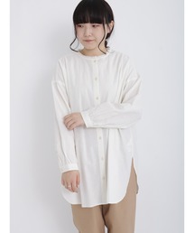 Samansa Mos2 | 柄アソート襟レースチュニック(チュニック)