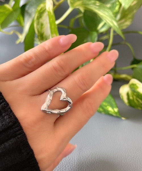 セール】ステンレス ハートリング（リング）｜Ritomo De Ricco（リトモ