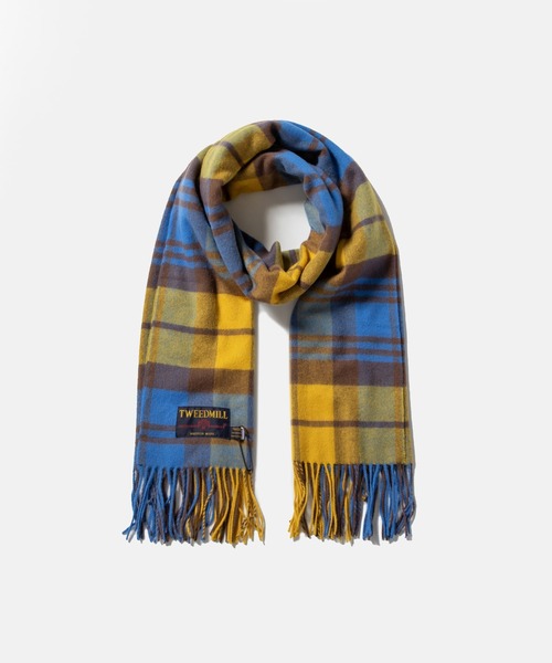 TWEEDMILL PUREWOOL CHECK STALL ツイードミル ウール ソリッド
