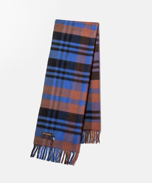 TWEEDMILL チェックストール TWEEDMILL｜チェック ラムズウール ストール マフラー 25-190t