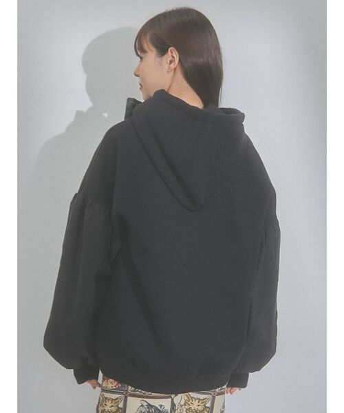 merry jenny(メリージェニー)の「オーガンジーコンビフーディー(パーカー・レディース・ブラック/ピンク/アイボリー・FREE)」の18枚目の写真