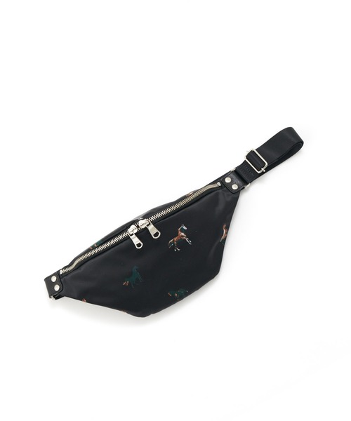 russet（ラシット）の「ミニマルボディバッグ【WOODLANDER】(CE-1025)（ボディバッグ/ウエストポーチ・レディース・ブラック/ネイビー・FREE）」の14枚目の写真