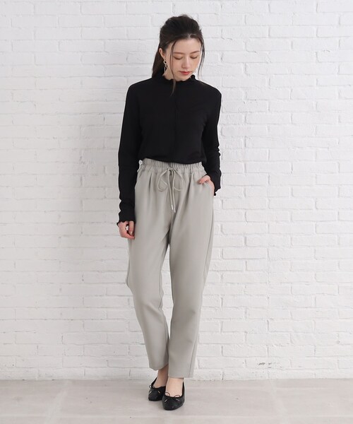 SHOO・LA・RUE（シューラルー）の「◆シアー ハイネック プルオーバー（Tシャツ/カットソー・レディース・ブラック/ホワイト系・02/03）」の16枚目の写真