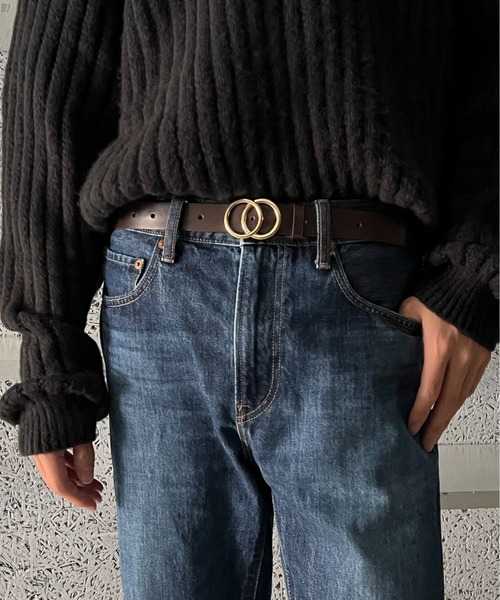 Burner（バーナー）の「【OKUOKU　0909】 リングデザインベルト oku-belt-594620233879-4 I（ベルト・レディース・C/A/B/D・FREE）」の4枚目の写真