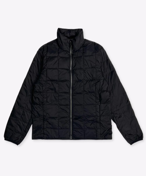 TAION(タイオン)の「【TAION】 ハイネックWジップ インナーダウンジャケット / HI NECK W-ZIP DOWN JKT(ダウンジャケット/コート・メンズ・ブラック/ベージュ/ダークブルー・2/3/4)」の2枚目の写真