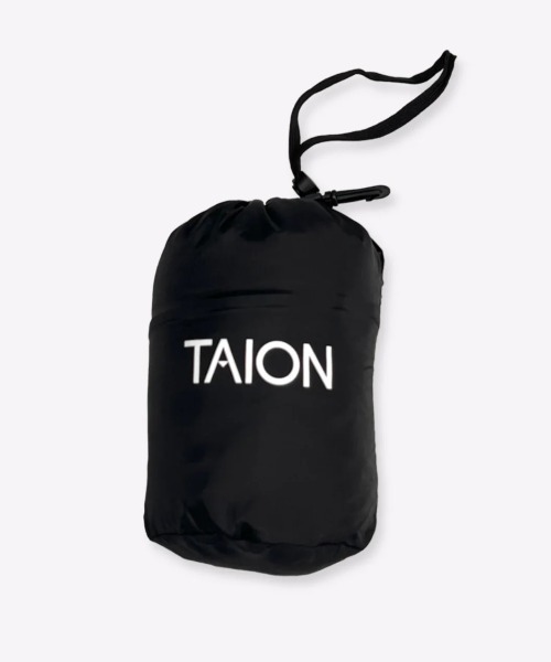 TAION(タイオン)の「【TAION】 ハイネックWジップ インナーダウンジャケット / HI NECK W-ZIP DOWN JKT(ダウンジャケット/コート・メンズ・ブラック/ベージュ/ダークブルー・2/3/4)」の7枚目の写真