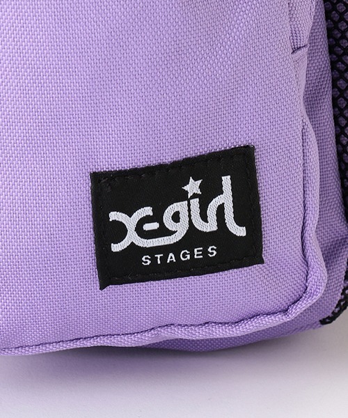 X-girl Stages（エックスガールステージス）の「☆カラフルロゴバック