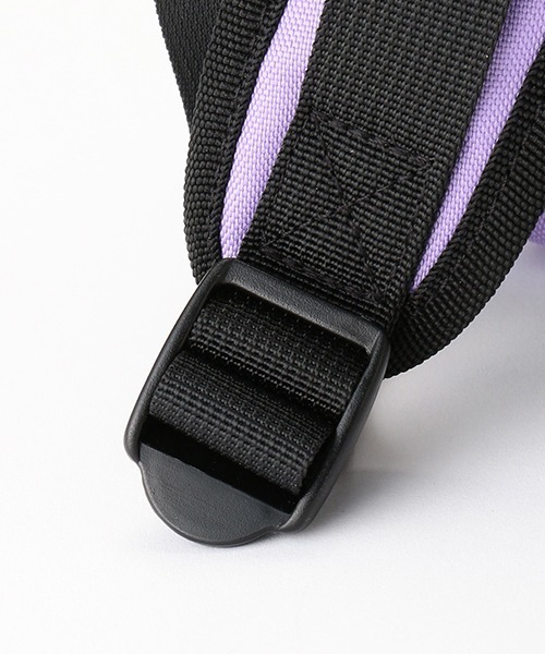 X-girl Stages（エックスガールステージス）の「★カラフルロゴバックパック（バックパック/リュック・キッズ・ブラック/パープル・FREE）」の5枚目の写真