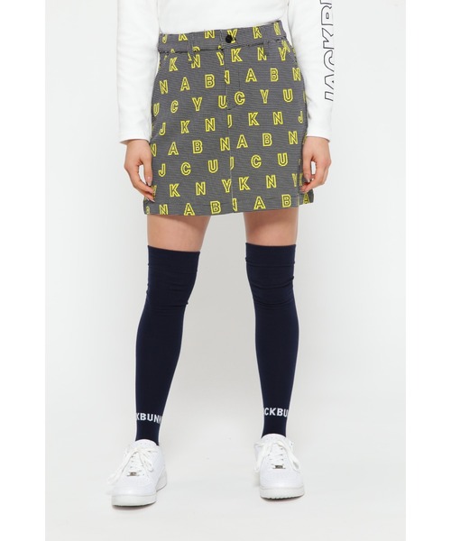 新品⭐️JACK BUNNY スカート⭐️ロゴ入り黄色 未使用品 レディース ジャックバニー Jack Bunny!! スカート 1(M
