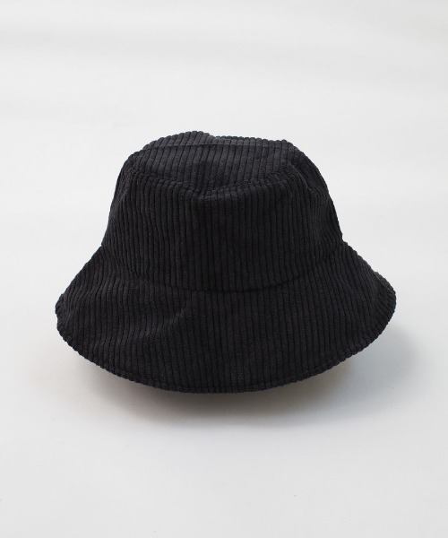 shopnikoniko(ショップニコニコ)の「コーデュロイ バケットハット(ハット・レディース・グリーン/ブラック・フリー)」の9枚目の写真