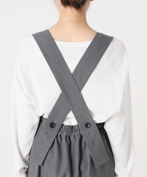 Deuxieme Classe（ドゥーズィエムクラス）の「【CELERI/セルリ】 サロペット（サロペット/オーバーオール・レディース・チャコールグレー・FREE）」の21枚目の写真