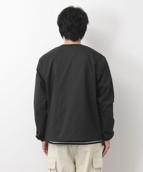 DANTON（ダントン）の「【DANTON/ダントン】INSULATION JACKET プリマロフト ノーカラージャケット（ブルゾン・メンズ・ライトグレー/ブラック・XXL/XL/L/M）」の10枚目の写真