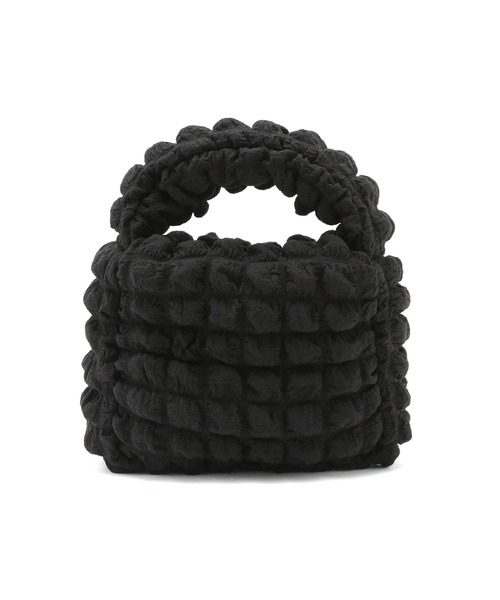 ぽこぽこジャガードワンハンドルショルダーバッグ