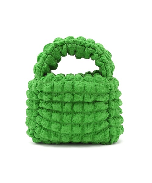 ぽこぽこジャガードワンハンドルショルダーバッグ