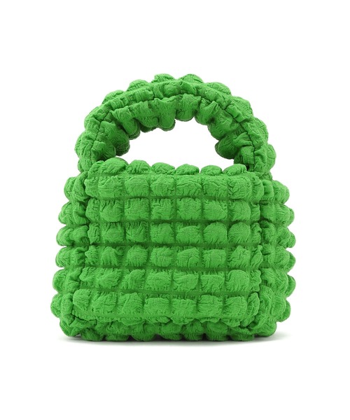 ぽこぽこジャガードワンハンドルショルダーバッグ