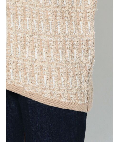 LAGUNAMOON(ラグナムーン)の「ツイードニットカーディガン(カーディガン/ボレロ・レディース・ベージュ/アイボリー/ライトブルー・FREE)」の21枚目の写真