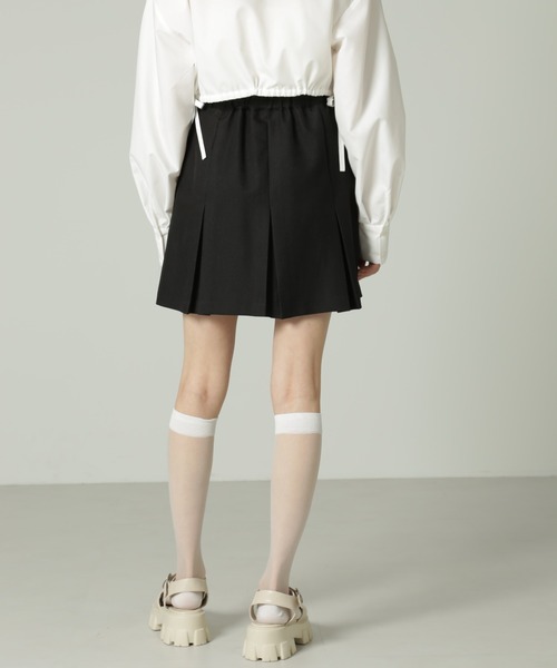 FREE'S MART(フリーズマート)の「◆プリーツミニスカート(スカート・レディース・ベージュ/ブラック・MEDIUM/SMALL)」の15枚目の写真