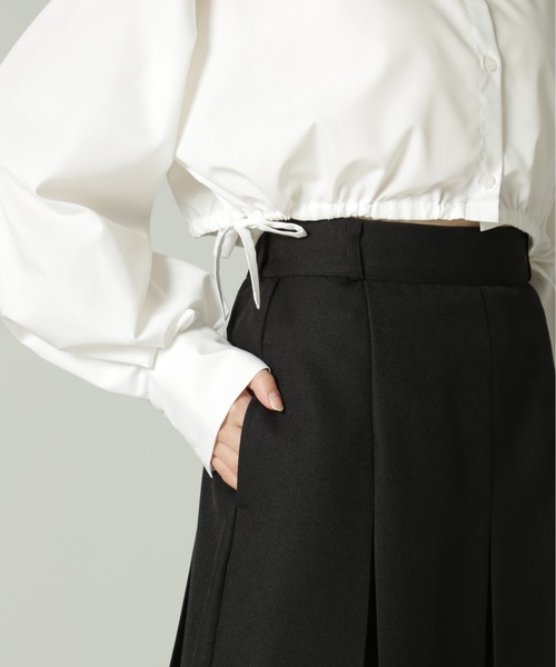 FREE'S MART(フリーズマート)の「◆プリーツミニスカート(スカート・レディース・ベージュ/ブラック・MEDIUM/SMALL)」の13枚目の写真