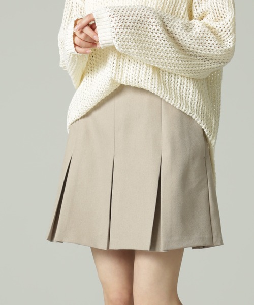 FREE'S MART(フリーズマート)の「◆プリーツミニスカート(スカート・レディース・ベージュ/ブラック・MEDIUM/SMALL)」の18枚目の写真