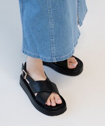 Ray BEAMS | Ray BEAMS / クロス ベルト サンダル(サンダル)