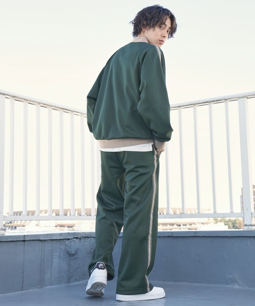 PBLIM(ページボーイリム)の「PAGEBOYLIM/トラックジャージジャケット(ブルゾン・レディース・ネイビー/アイボリー/グリーン・FREE)」の11枚目の写真