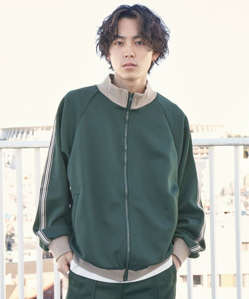 PBLIM(ページボーイリム)の「PAGEBOYLIM/トラックジャージジャケット(ブルゾン・レディース・ネイビー/アイボリー/グリーン・FREE)」の17枚目の写真