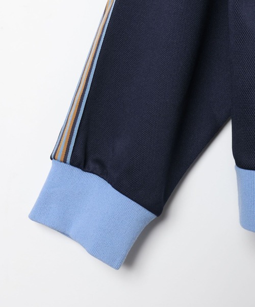 PBLIM(ページボーイリム)の「PAGEBOYLIM/トラックジャージジャケット(ブルゾン・レディース・ネイビー/アイボリー/グリーン・FREE)」の7枚目の写真