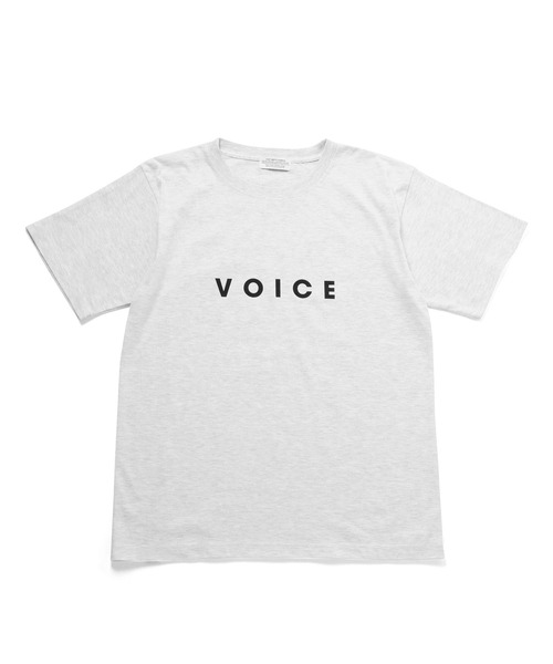 POET MEETS DUBWISE（ポエットミーツダブワイズ）の「【POET MEETS DUBWISE/ポエトミーツダブワイズ】 Voice T-Shirt ヴォイスTシャツ（Tシャツ/カットソー・メンズ・ブラック/ホワイト/ライトグレー・L/M/XL）」の3枚目の写真