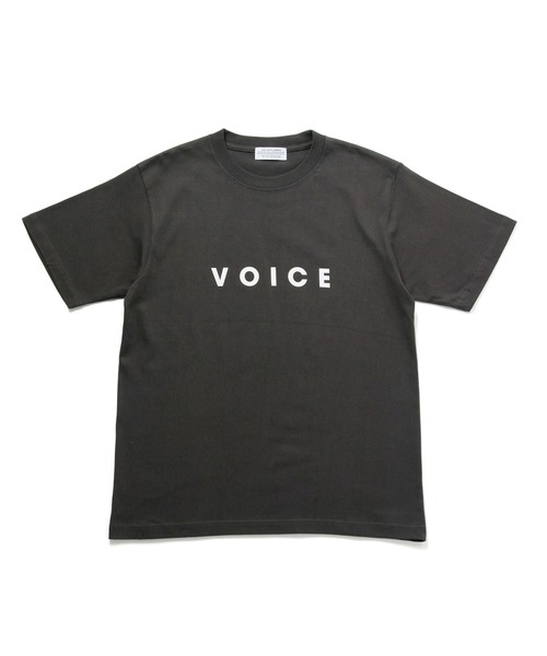 POET MEETS DUBWISE（ポエットミーツダブワイズ）の「【POET MEETS DUBWISE/ポエトミーツダブワイズ】 Voice T-Shirt ヴォイスTシャツ（Tシャツ/カットソー・メンズ・ブラック/ホワイト/ライトグレー・L/M/XL）」の2枚目の写真