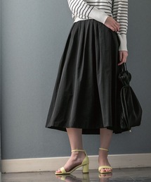 OPAQUE.CLIP | アシンメトリー タックフレアスカート【UVケア】(スカート)