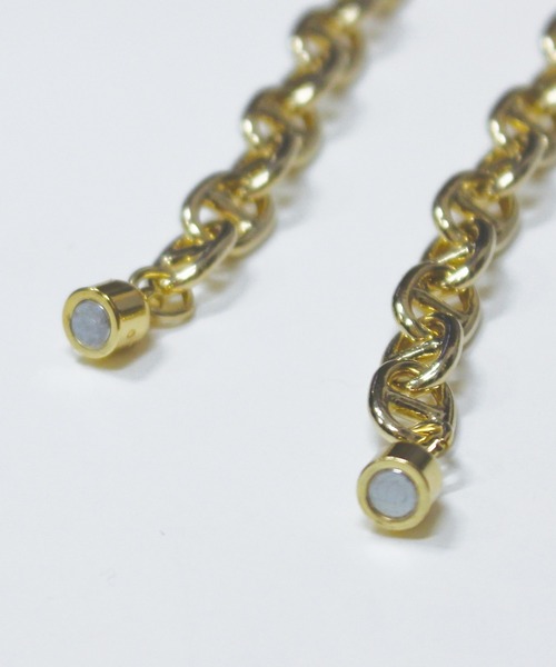 LAVEANGE（ラビアンジェ）の「【金属アレルギー対応】アンカーチェーンマグネットブレスレット（ブレスレット・レディース・シルバー/ゴールド・02/01）」の3枚目の写真