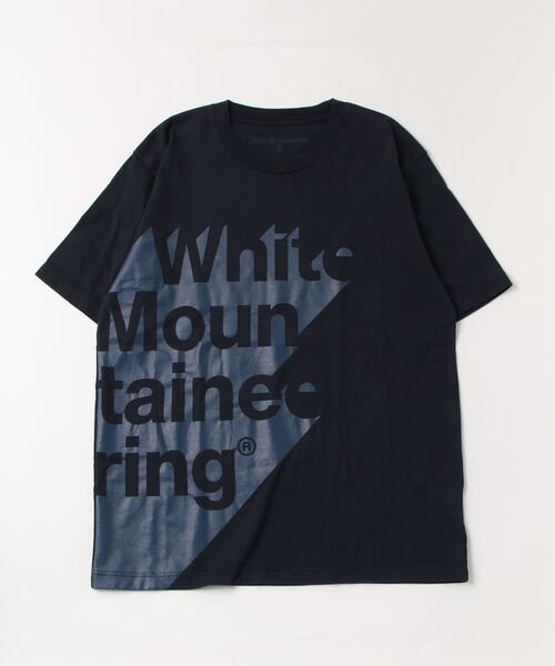 WHITE MOUNTAINEERING（ホワイトマウンテニアリング）の「WM SHADOW LOGO PRINTED T-SHIRT（Tシャツ/カットソー・メンズ・ホワイト/ブラック/ネイビー/カーキ・1/2/3）」の4枚目の写真