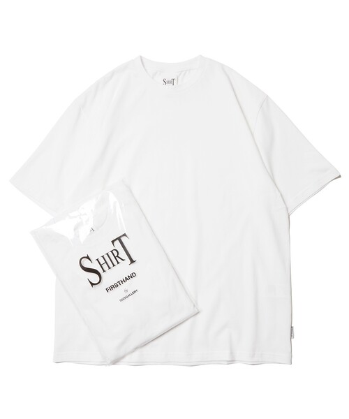 5525Gallery(ゴーゴーニーゴーギャラリー)の「SHIRT FIRSTHAND by 5525gallery/シャツファーストハンド バイ 5525ギャラリー SHT FH PACK TEE / パックTシャツ / 2枚セット/SHT FH PACK TEE / パックTシャツ / 2枚セット(Tシャツ/カットソー・メンズ・ブラック/ホワイト/グレー・MEDIUM/LARGE/SMALL)」の2枚目の写真